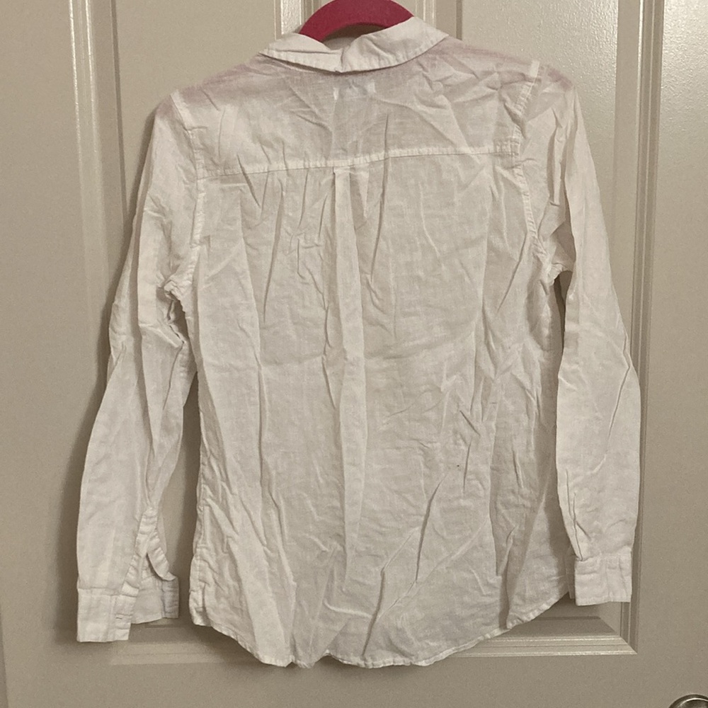 Old Navy Basic White Button Down Shirt - image 4